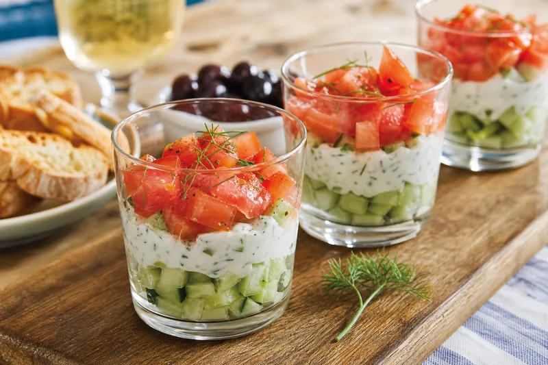 Verrine fraîche et light